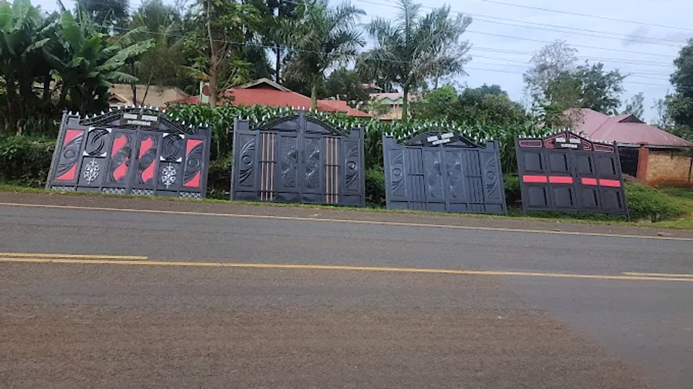Finished Gates Lining the Roadside